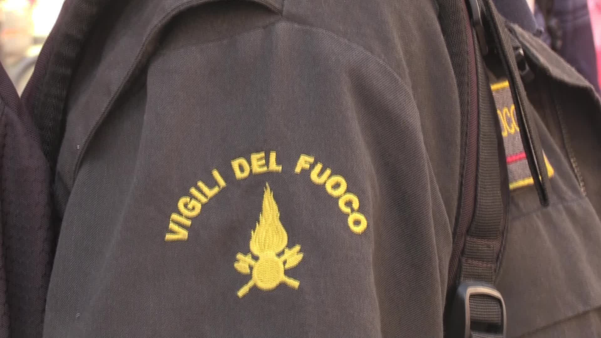 I Vigili del Fuoco di Roma e Lazio protestano a Montecitorio