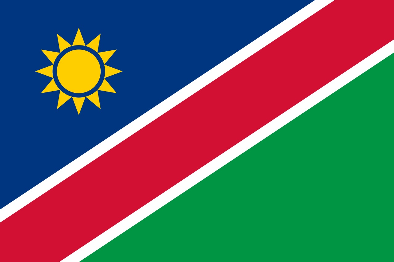 La bandiera della Namibia