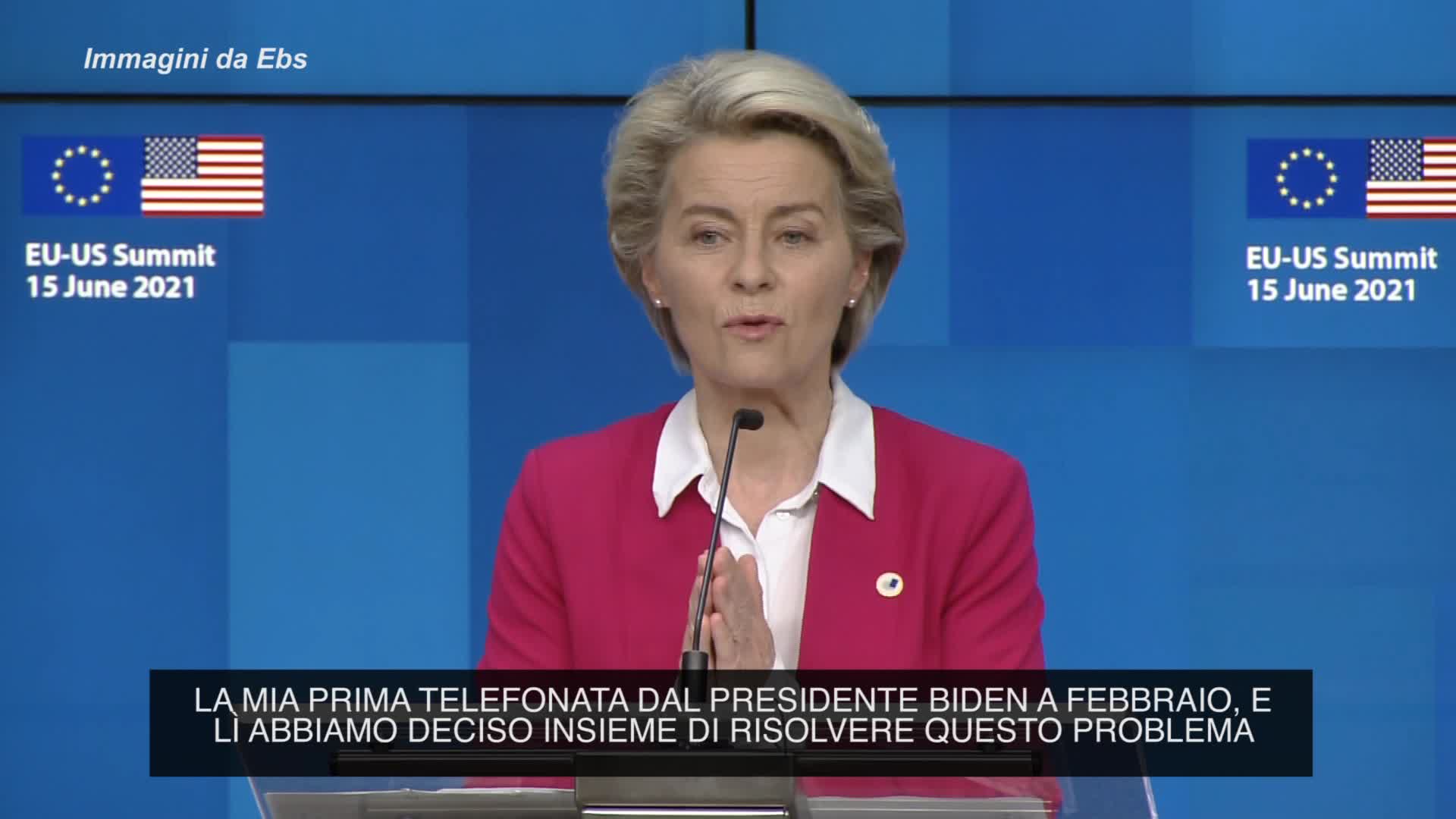 UE-Usa, Von der Leyen: "L'accordo sugli aerei è una svolta importante"