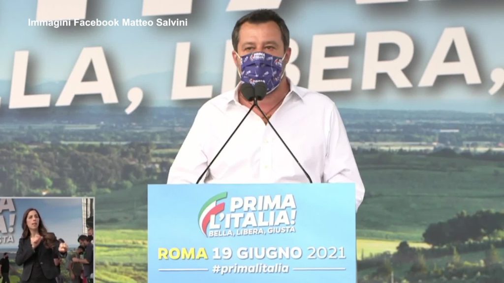 Matteo Salvini leader della Lega