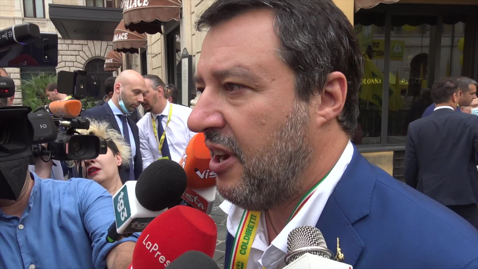 Governo, Salvini vede Draghi: "Totale condivisione di vedute"
