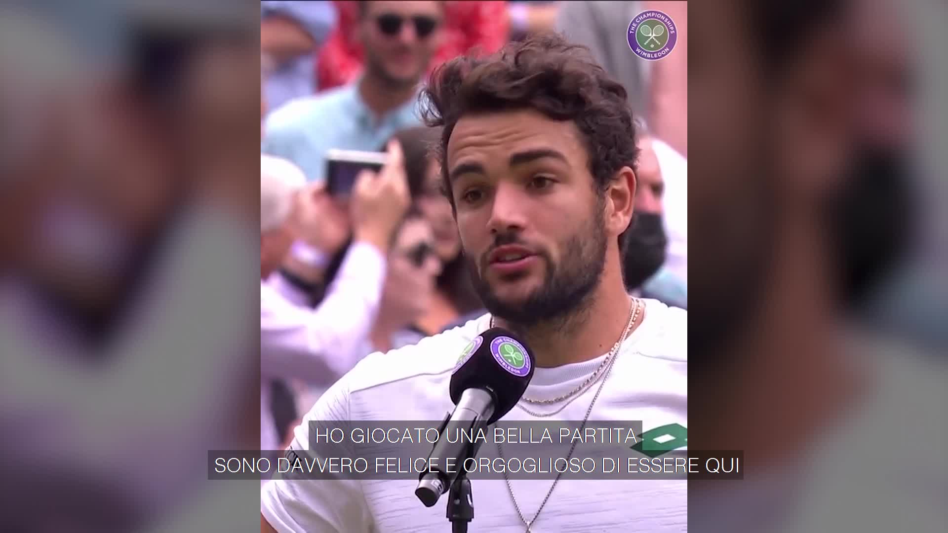Berrettini, primo italiano in finale a Wimbledon: "Più di un sogno"