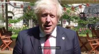 Johnson: “Buona fortuna Inghilterra. Portate coppa a casa”