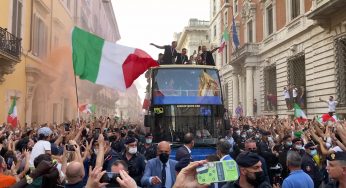 Italia campione d’Europa: cronistoria del tour della Nazionale a Roma