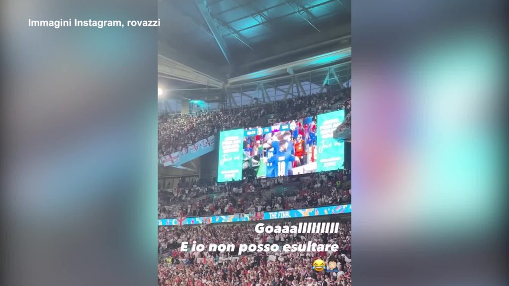 Rovazzi, a Wembley tra gli inglesi: "Gol, ma non posso esultare"