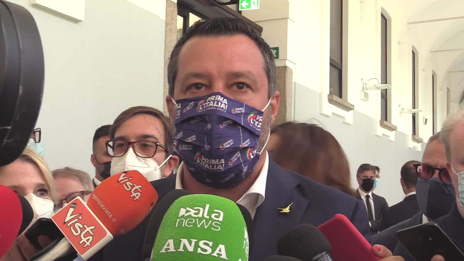Ddl Zan, Salvini: "Aspetto telefonata di Letta o sarà scontro in Aula"