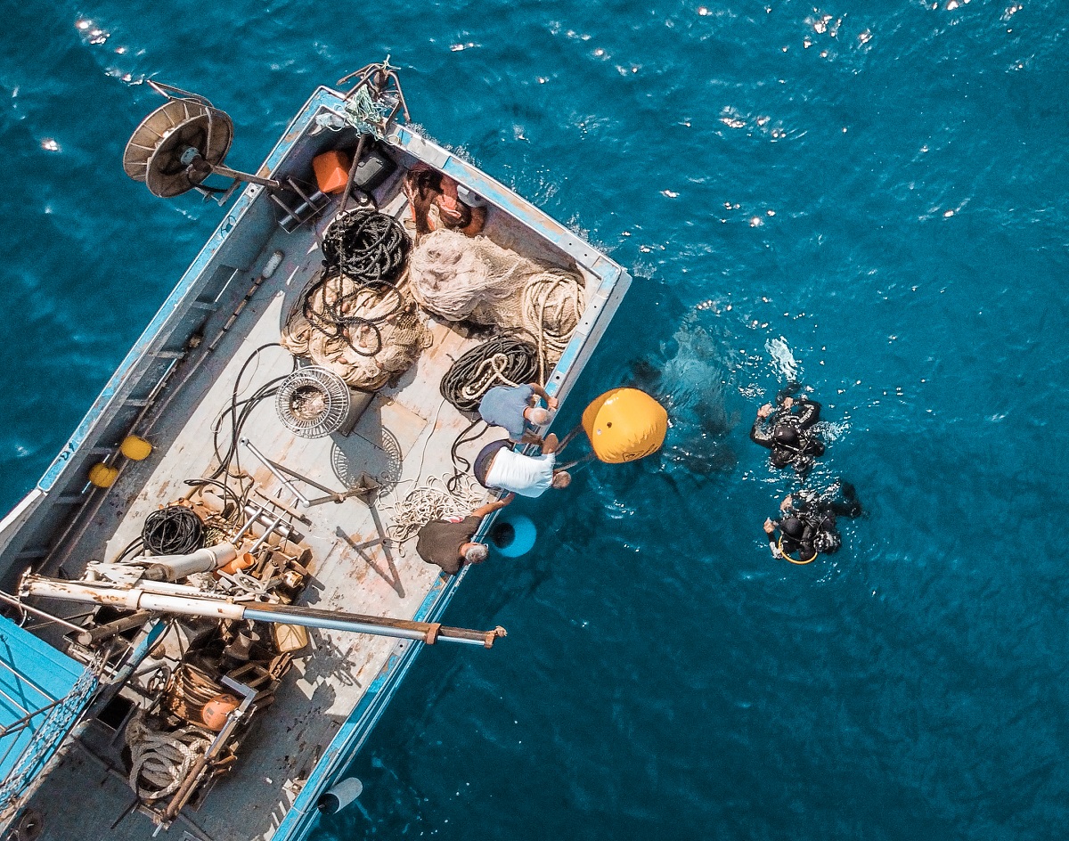 Missione Euridice compiuta, raccolto un milioni di reti abbandonate nel mare
