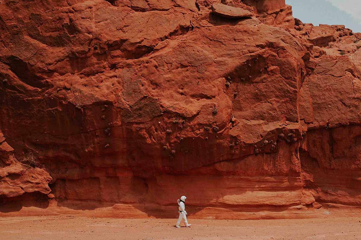 nasa marte astronauta pianeta rosso