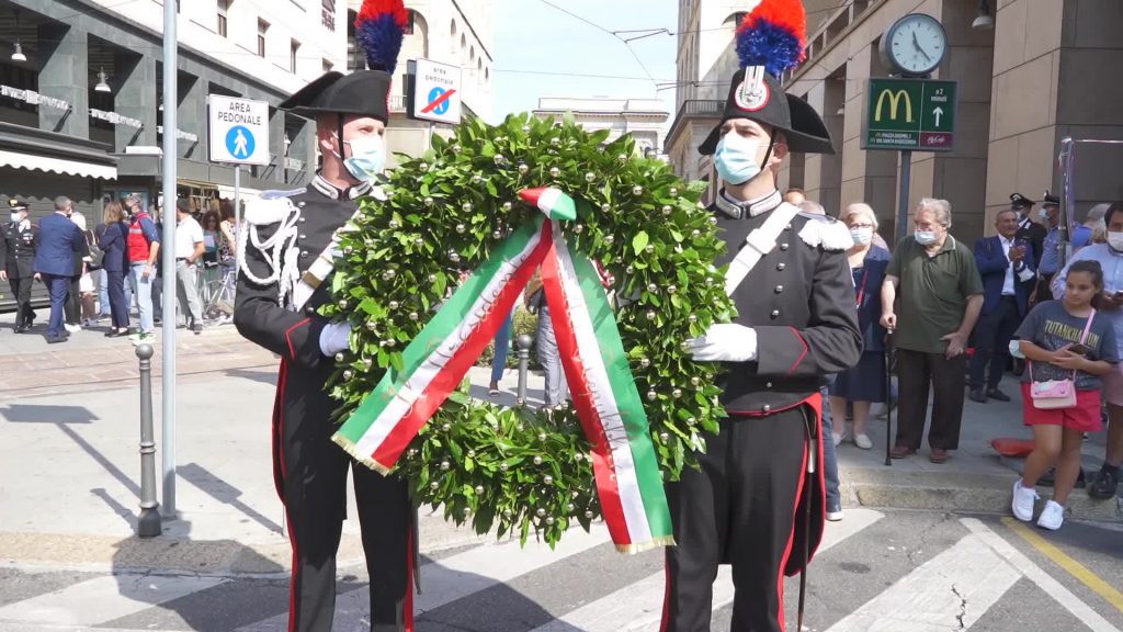 Cerimonia per il generale dalla Chiesa