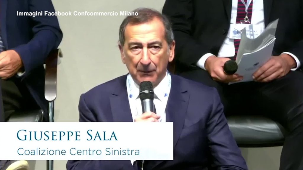 Giuseppe Sala sindaco di Milan candidato elezioni comunali