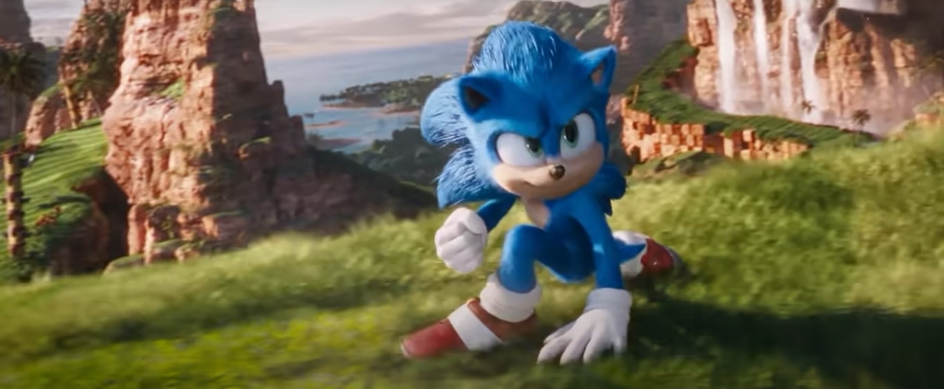 Uno screenshot tratto dal trailer di Sonic - Il Film
