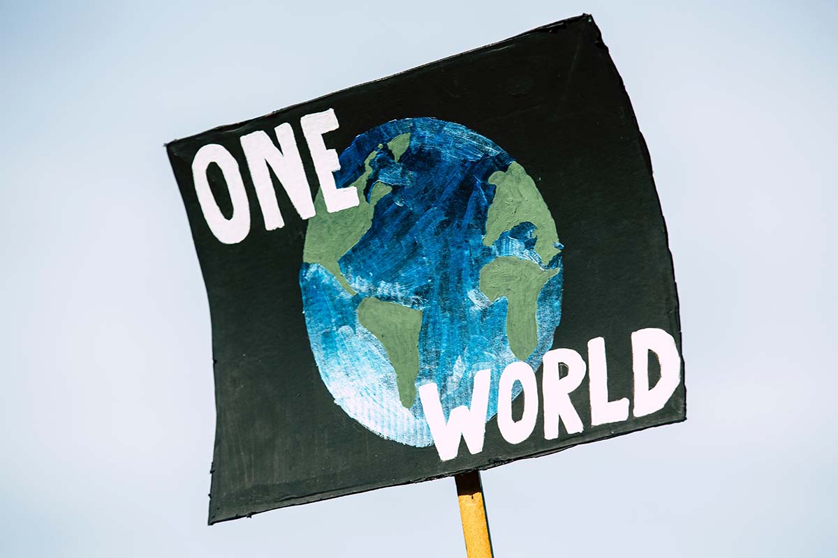 cambiamento climatico cartello one world