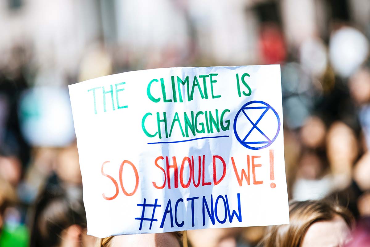 cop26 cartelo cambiamenti climatici