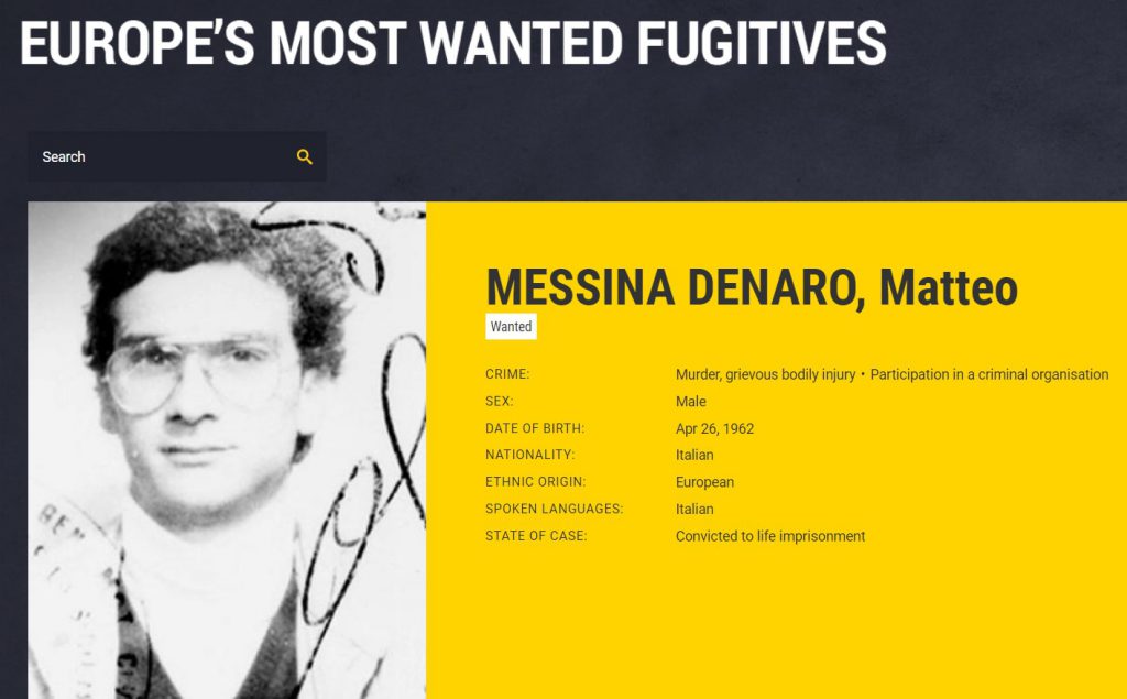 [scJWP IdVideo="57ILJZnc-Waf8YzTy"] (Trapani). La Polizia sta eseguendo decine di perquisizioni in Sicilia con l'obiettivo di individuare dove si nasconde il boss numero uno di Cosa Nostra Matteo Messina Denaro, latitante dal 1993. Nei controlli, disposti dalla Dda di Palermo, sono impegnati circa 150 agenti delle squadre mobili di Palermo, Trapani e Agrigento, supportati dagli uomini del Servizio centrale operativo e dei reparti prevenzione crimine di Sicilia e Calabria.