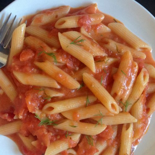 Penne alla vodka, la ricetta