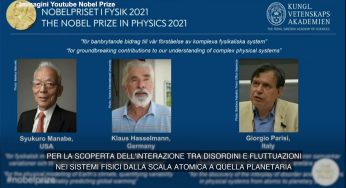 Nobel per la Fisica 2021 all’italiano Giorgio Parisi: ecco chi è