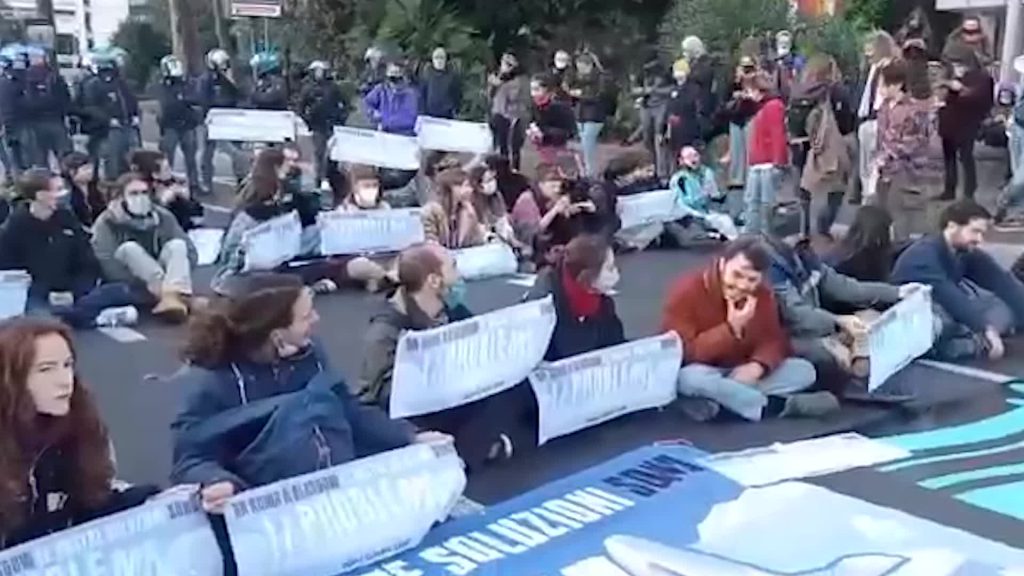 G20 sit-in protesta