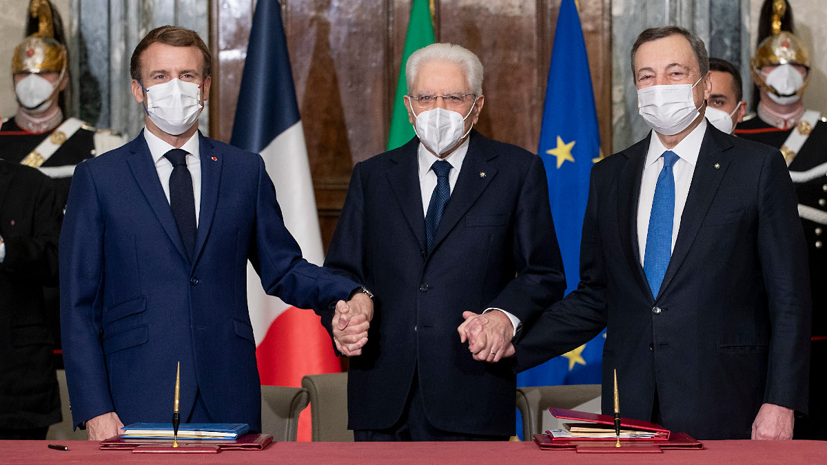 Firmato il Trattato del Quirinale: "Italia e Francia unite da valori comuni"