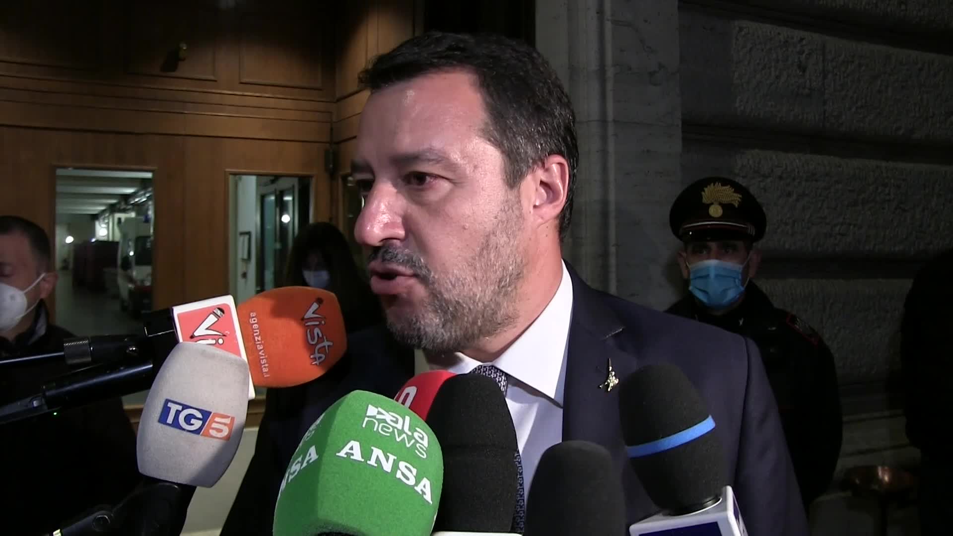 Salvini: "La Lega voterà a favore del Green pass in Parlamento"