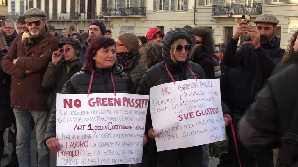 firenze manifestazione contro il green pass