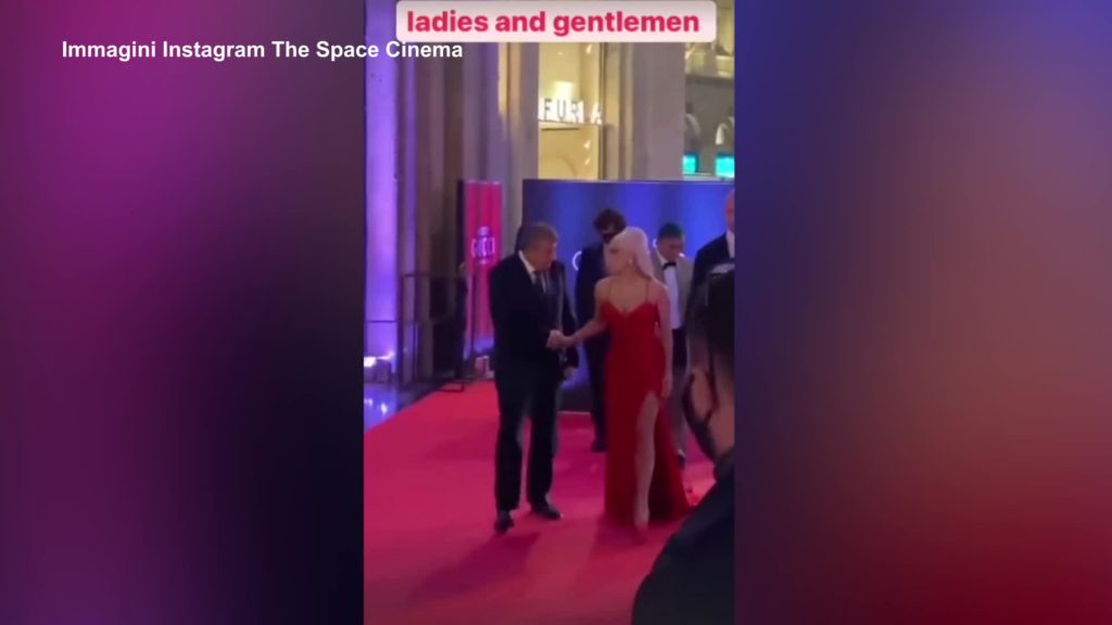 Cinema, Lady Gaga a Milano per la première di House of Gucci