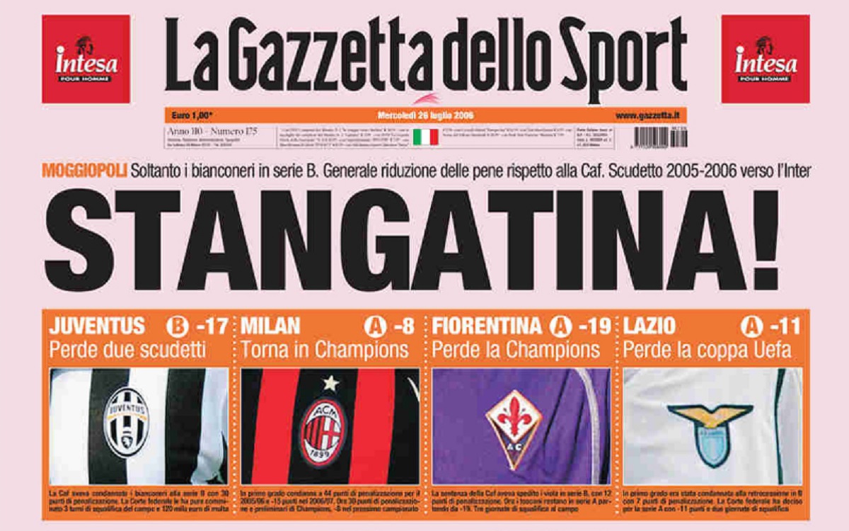 Calciopoli, 10 anni fa il (fallimentare) ‘tavolo della pace’ del Coni