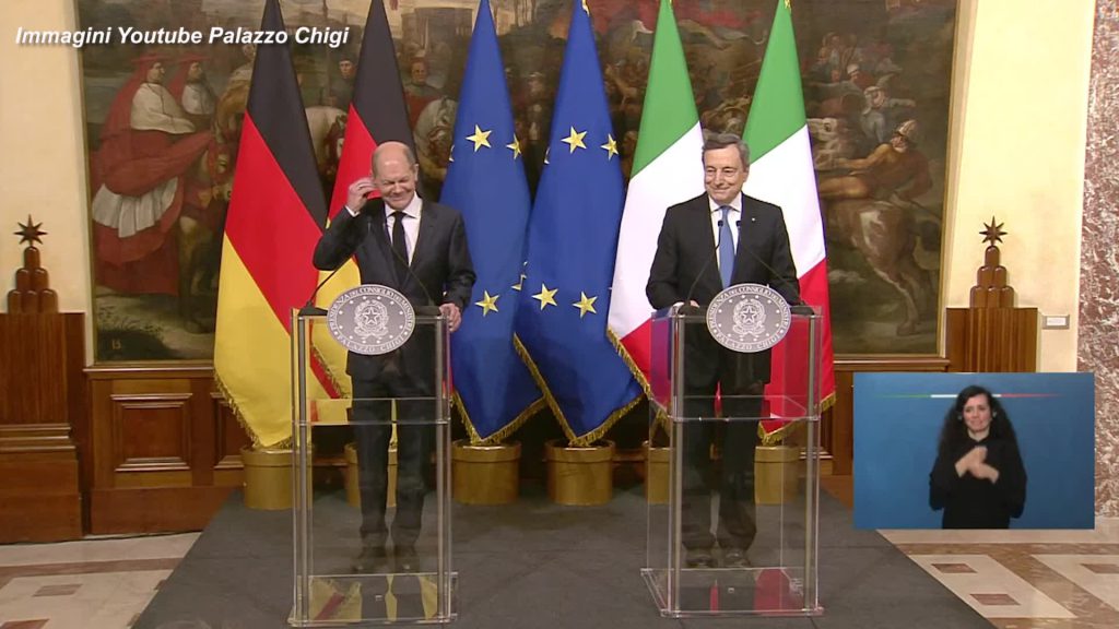 Olaf Scholz, la prima visita in Italia e l'incontro con Mario Draghi