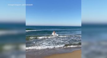 Federica Pellegrini, il primo tuffo del 2022 è a Sabaudia – VIDEO