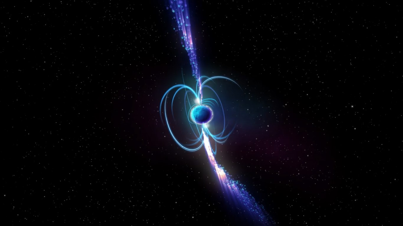 La rappresentazione artistica di una magnetar (ICRAR)