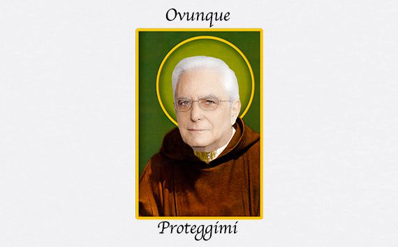 Quirinale, la vera storia del santino “Mattarella ovunque proteggimi”
