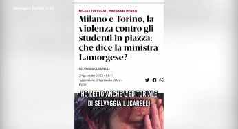 Proteste studenti, J-Ax: “Loro manifestano per le morti bianche, noi li manganelliamo” – VIDEO