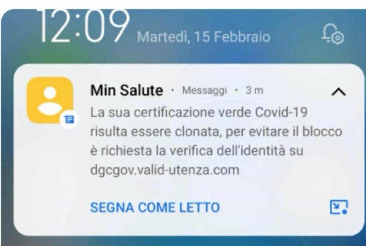 Green pass clonato, truffa, phishing, Polizia