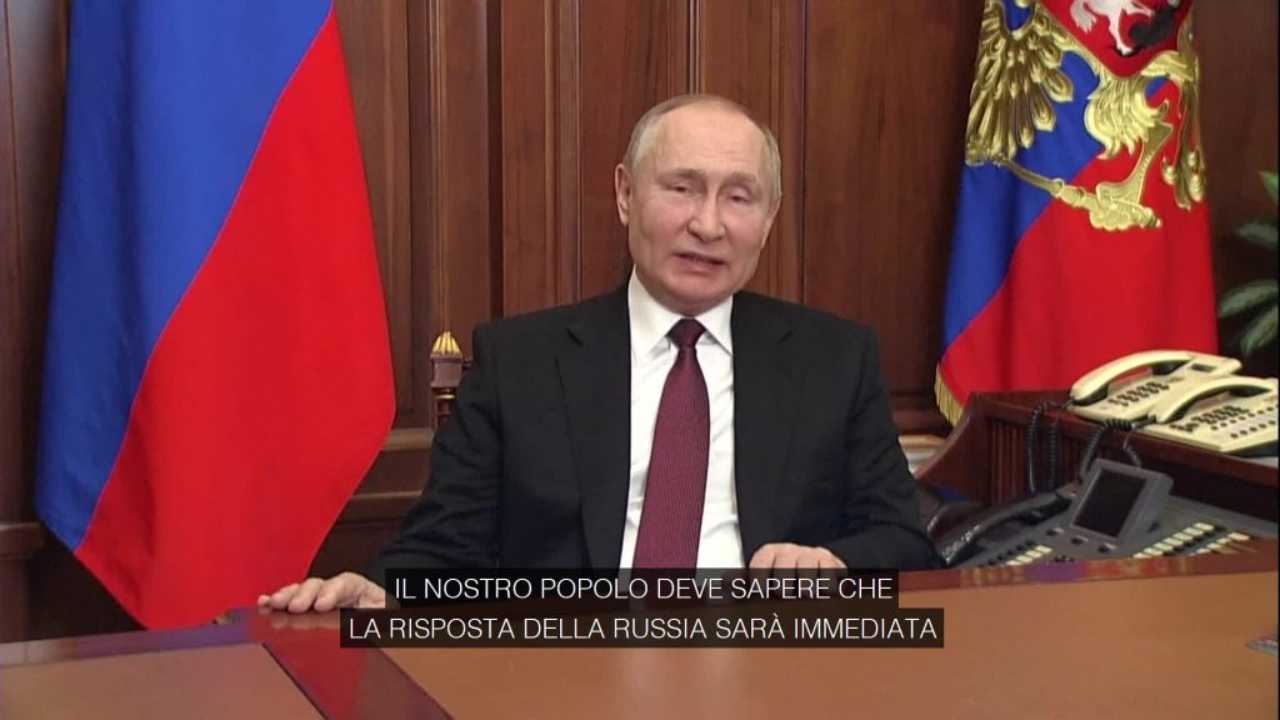 Il presidente della Russia, Vladimir Putin