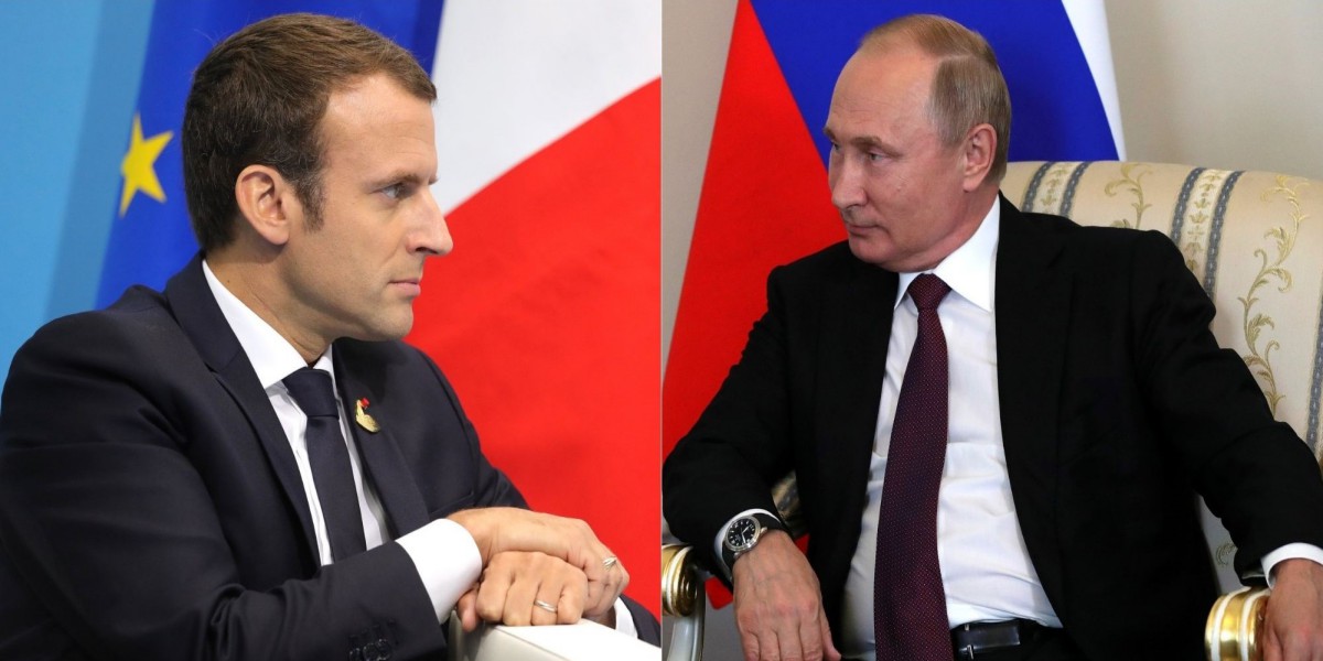 il perché della distanza tra macron e putin al cremlino