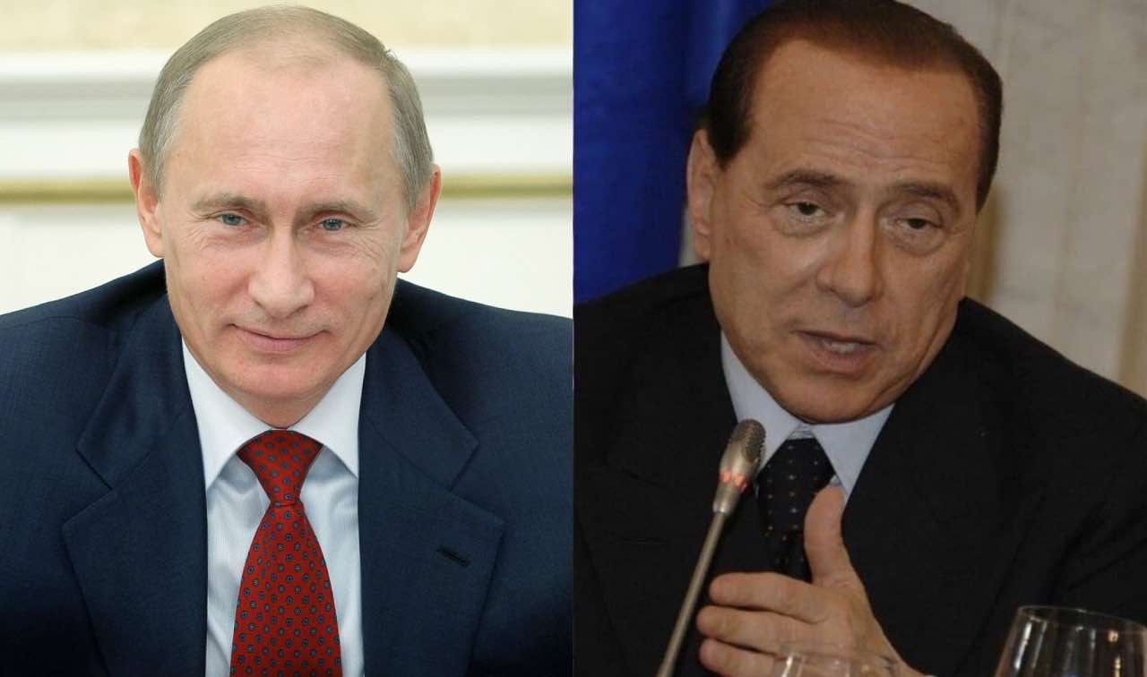 Vladimir Putin e Silvio Berlusconi