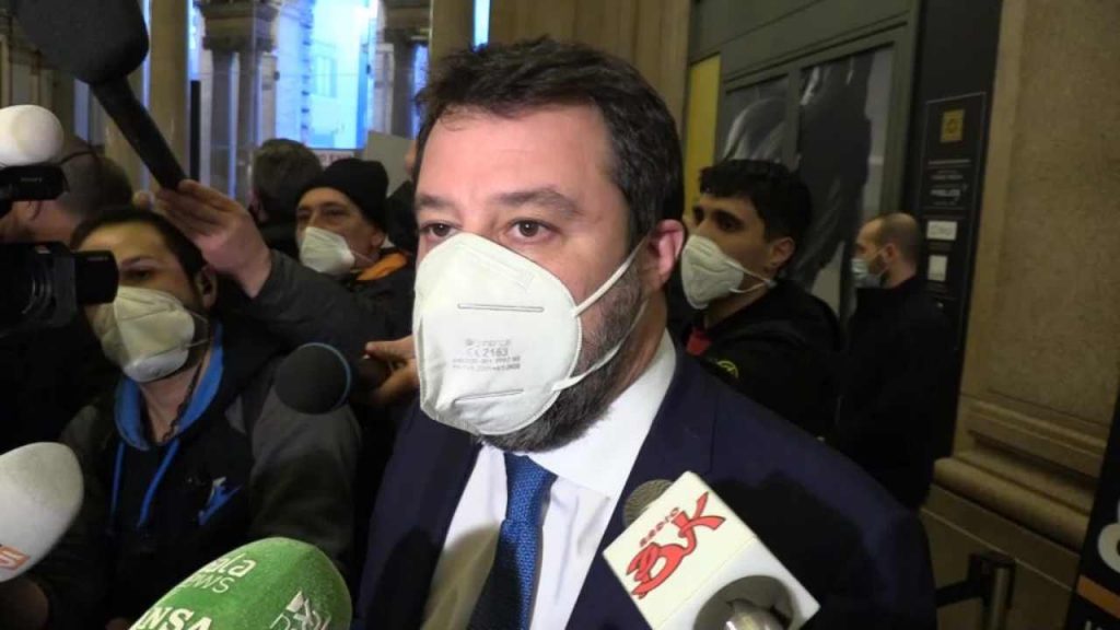 Matteo Salvini, da Roma, parla di Russia, Covid e referendum