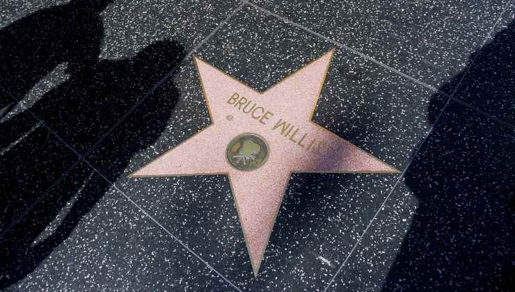 La stella di Bruce Willis nella Walk of Fame