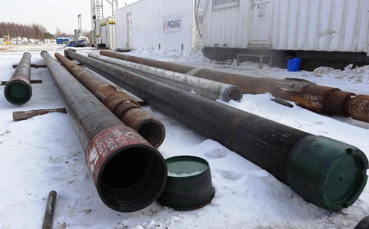 Tubi di un gasdotto in Russia