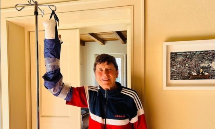 Gianni Morandi, dopo l'operazione
