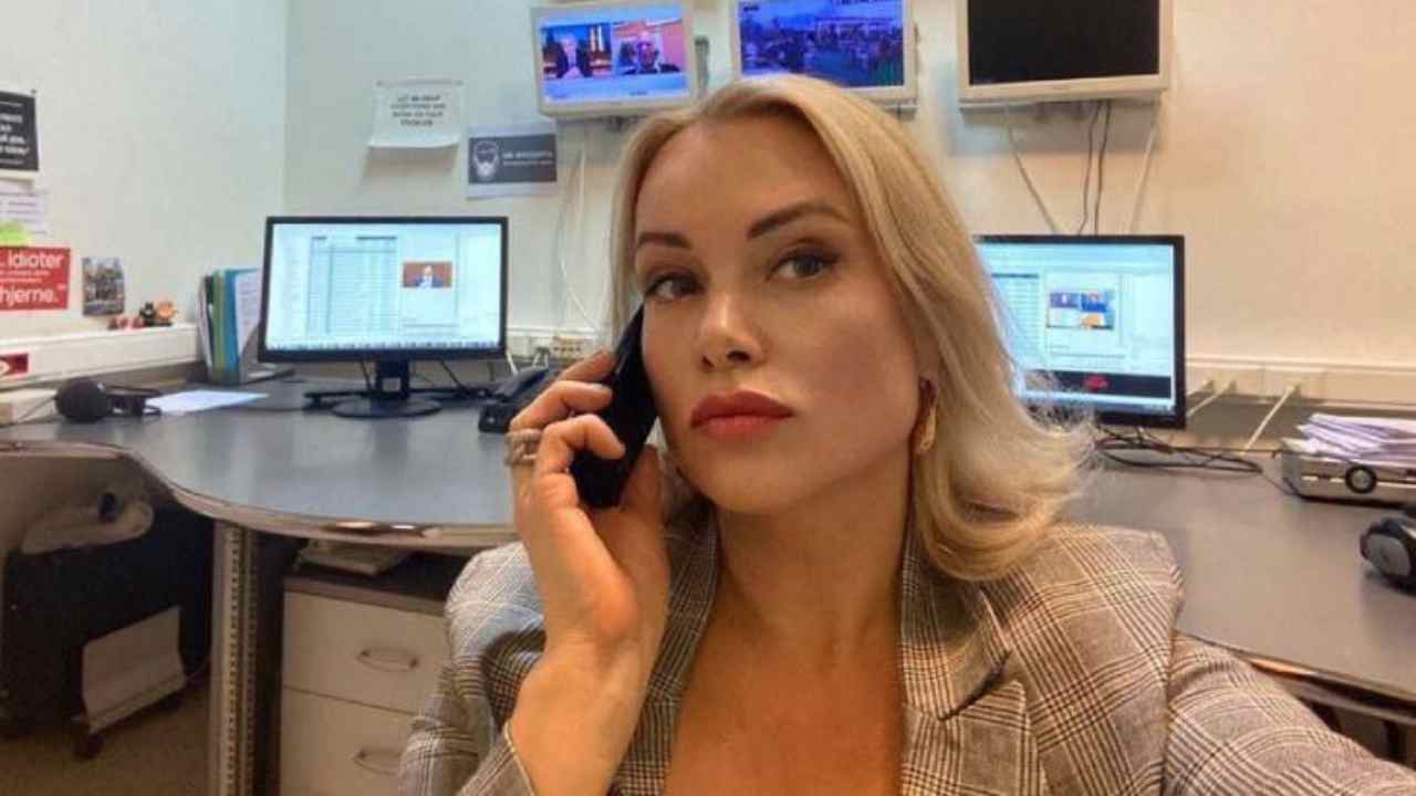 La giornalista russa Marina Ovsyannikova