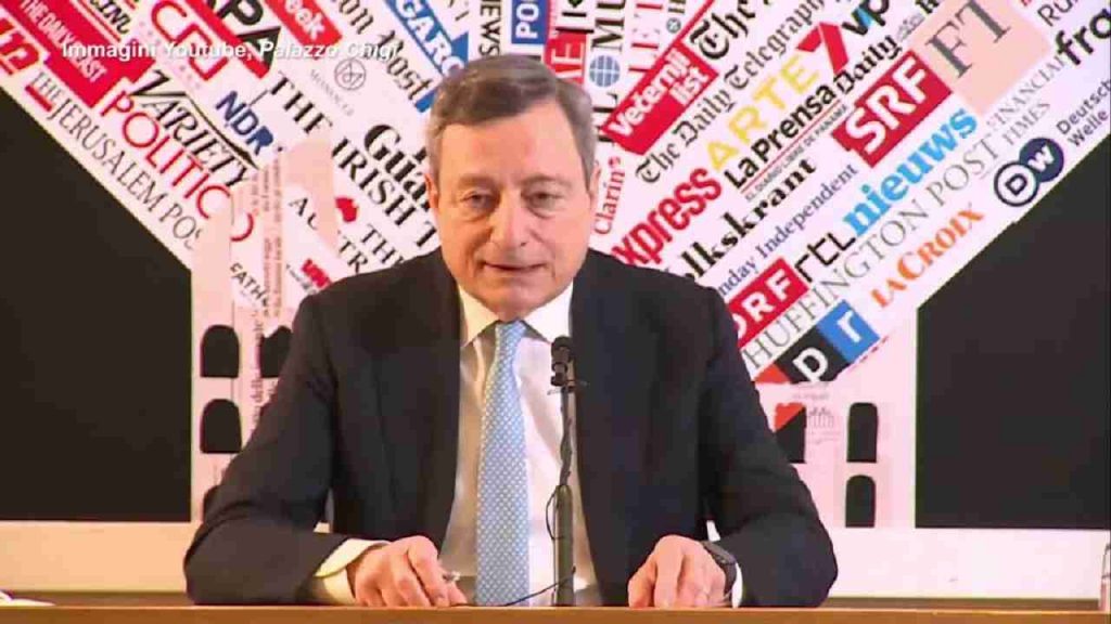 Mario Draghi, il presidente del Consiglio