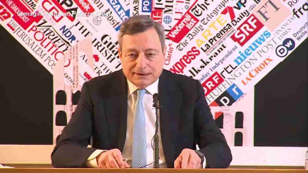 Mario Draghi, il presidente del Consiglio