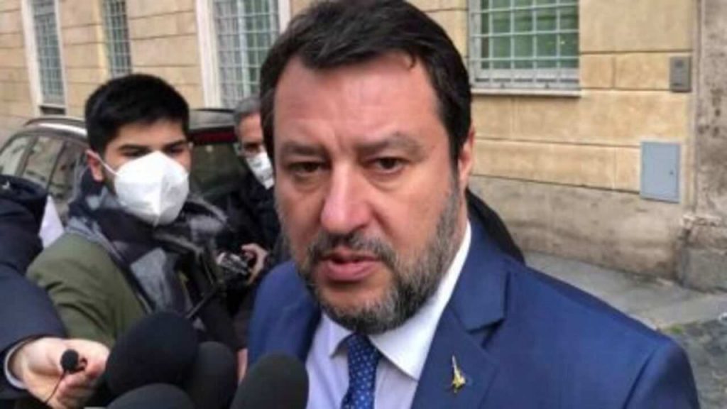 Il leader lella Lega, Matteo Salvini