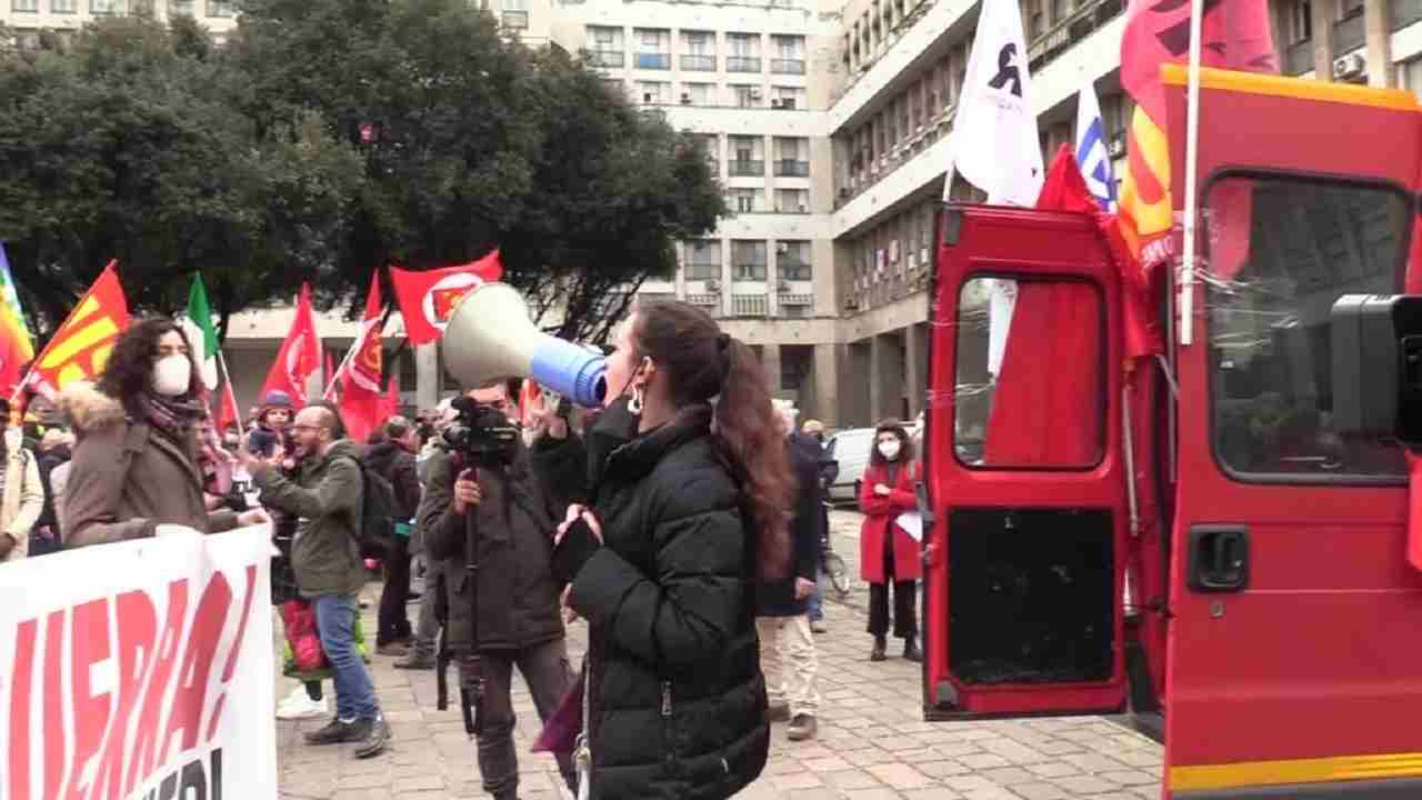 Una protesta contro la guerra