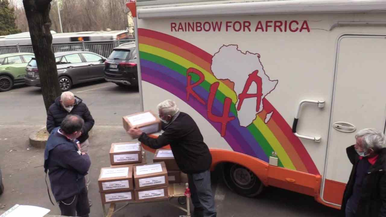 Volontari di Rainbow4Africa in partenza per l'Ucraina