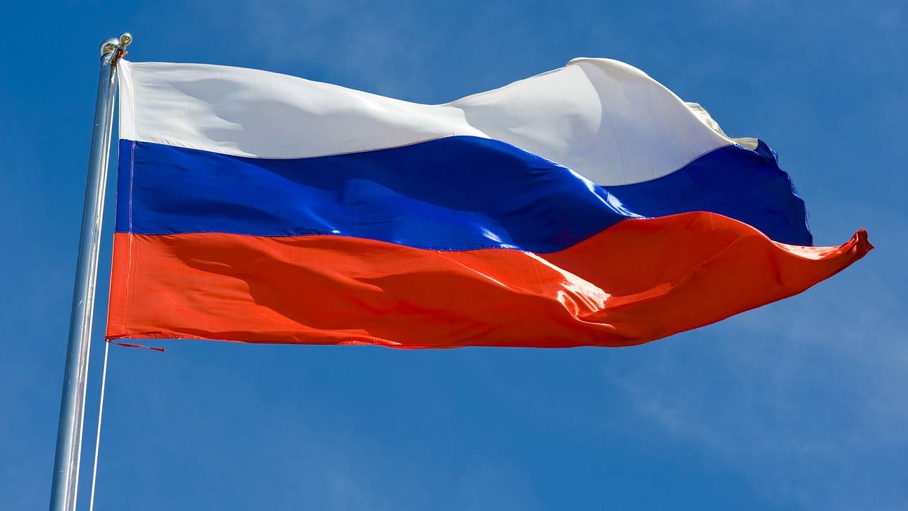 Una bandiera della Russia
