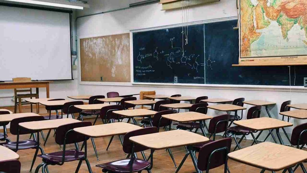 Un'aula scolastica