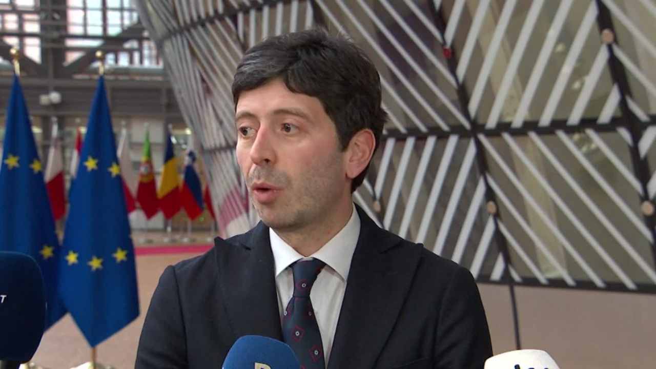 Il ministro Speranza a Bruxelles