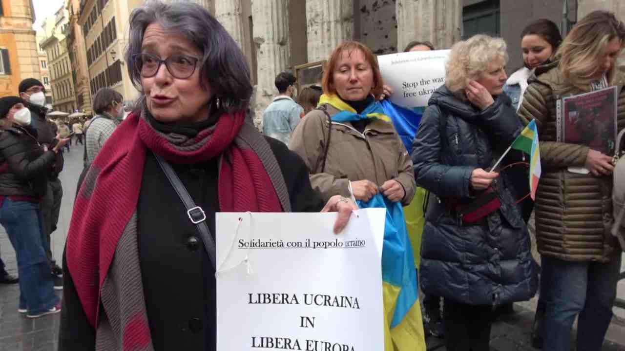 La comunità degli Ucraini in Italia, in piazza Montecitorio