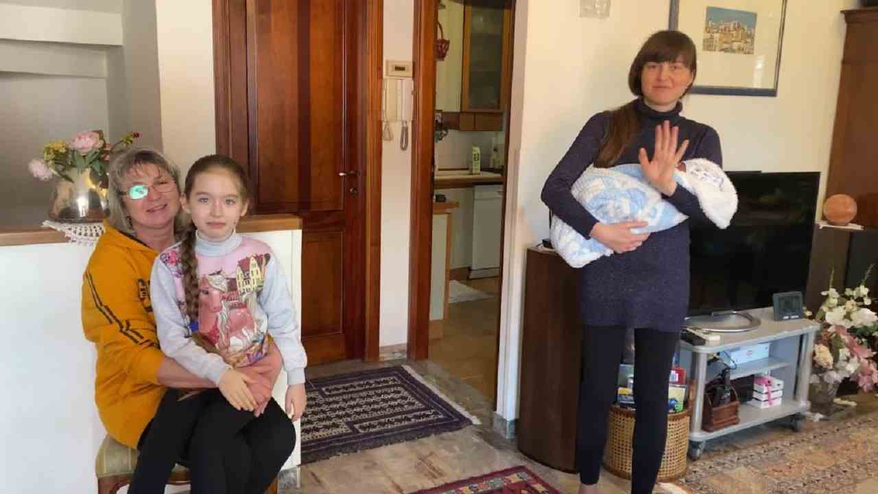Una famiglia ucraina
